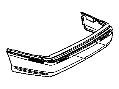 GM 3538034 Rear Bumper Cover