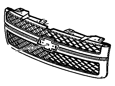 GM 22956987 Grille Assembly, Front *Sonoma Jewell