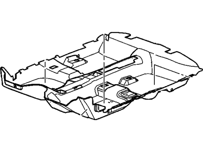GM 20882502 Carpet Assembly, Floor Panel *Ebony