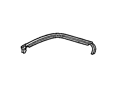 GM 22605165 Sealing Strip Assembly, Front Side Door Window Outer