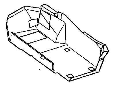 GM 10340951 Carpet Assembly, Front Floor Panel *Black