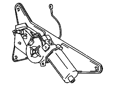 2002 Chevrolet Tracker Wiper Motor - 30020895