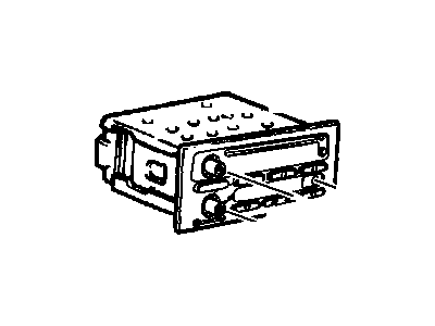 GM 15850275 Radio Assembly, Amplitude Modulation/Frequency Modulation Stereo & Clock & Audio Disc