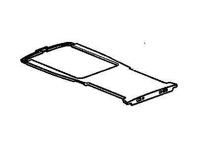 GM 22796107 Plate,Front Floor Rear Console Trim