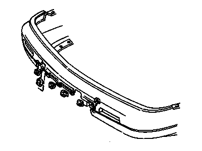1995 Pontiac Grand Prix Bumper - 10252349