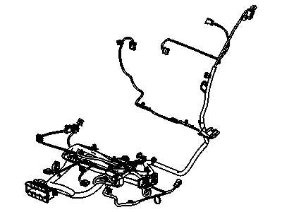 GM 13264928 Harness Assembly, Front Side Door Door Wiring (Rh Proc)