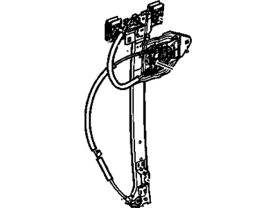 Oldsmobile Bravada Window Regulator - 19331463