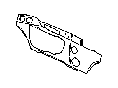 GM 25625237 BARRIER, Shroud and Dash and Vent Duct Panel