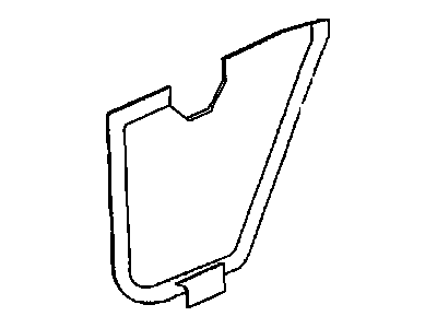 GM 22617117 DEFLECTOR, Door Inner Panel