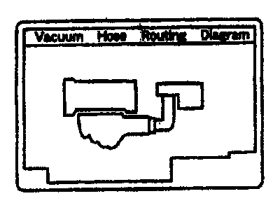 GM 88972612 Label,Evap Emission Hose Routing