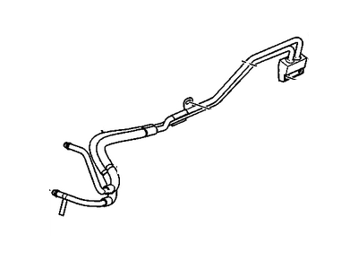 GM 15848590 Engine Oil Cooler Inlet & Outlet Hose Assembly