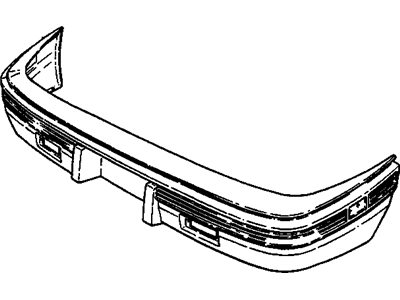 GM 96157526 Front And Rear Bumper, Cover