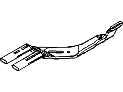 GM 96952050 Duct,Floor Air Outlet Rear