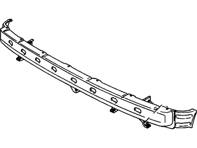 GM 96058950 Bar,Front Bumper Imp