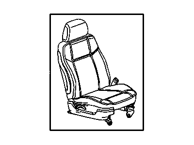 GM 20772585 Seat Assembly, Pass *Cashmere