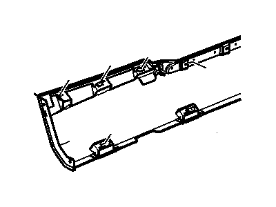 GM 23180161 Molding Assembly, Rocker Panel