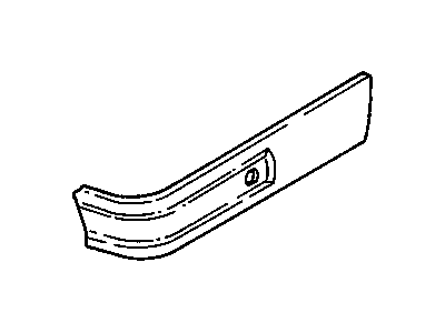 GM 17978260 Panel, Finish Passenger Seat Bottom Side Outer Antelope Medium