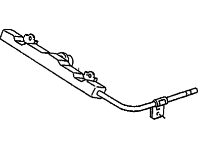 2007 Pontiac Vibe Fuel Rail - 19205530