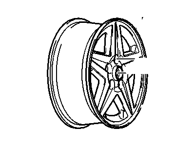 GM 12487571 Wheel Rim