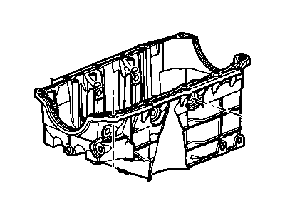 2007 Buick Terraza Oil Pan - 12603201