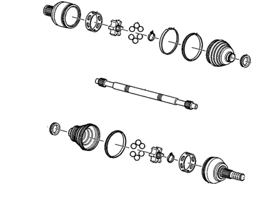 Chevrolet Corvette Axle Shaft - 25941372