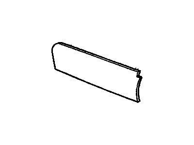 GM 10208474 PANEL, Rear Quarter Upper (Above Belt)