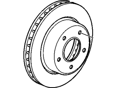 1992 Chevrolet Astro Brake Disc - 15679711