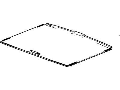 GM 25810300 Sunshade Assembly, Sun Roof *Light Opel Gray