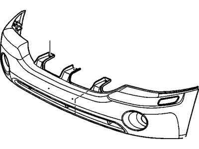 2008 GMC Envoy Bumper - 88937036