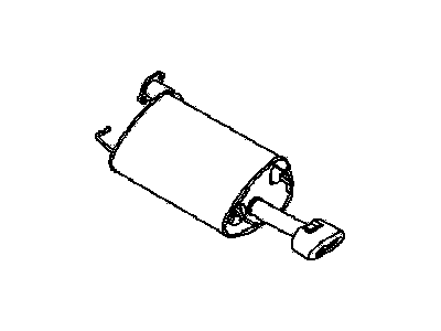 GM 96536904 Muffler Asm,Exhaust Rear