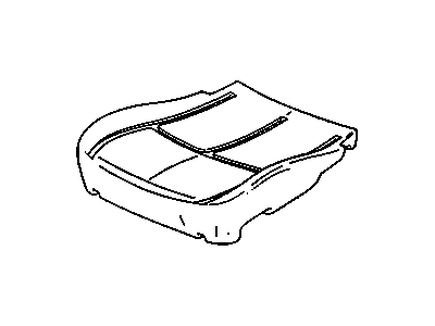 GM 16784861 PAD, Front Seat Cushion