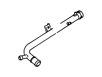 GM 12564068 Radiator Coolant Inlet Hose (Upper)