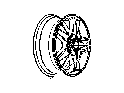 Chevrolet HHR Spare Wheel - 9596701