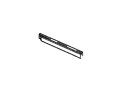 GM 10175098 Molding Assembly, Front Side Door Center