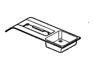 GM 22758992 Tray,Front Floor Console Stowage