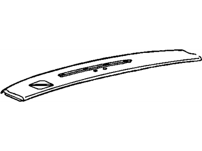 GM 10297654 Panel Assembly, Instrument Panel Upper Trim *Graphite