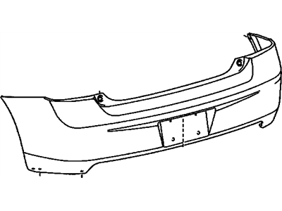 GM 88973187 Rear Bumper Cover