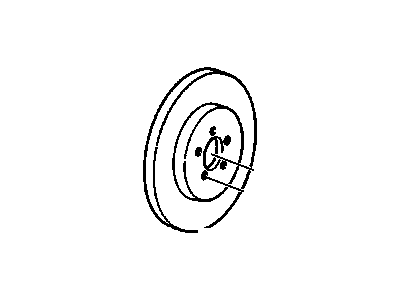 GM 19241866 Rotor,Rear Brake