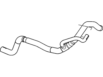 2010 Saturn Sky Cooling Hose - 19129921