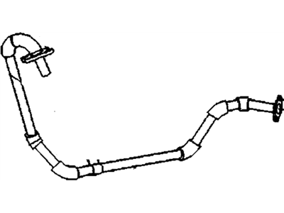 Chevrolet Aveo EGR Tube - 96878450