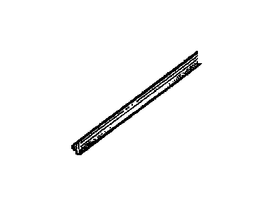 GM 92169906 Sealing Strip Assembly, Front Side Door Window Inner