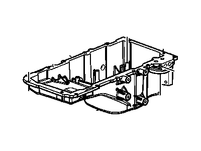 GM 12631828 Pan Assembly, Oil