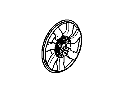 Pontiac Torrent Radiator fan - 19129813