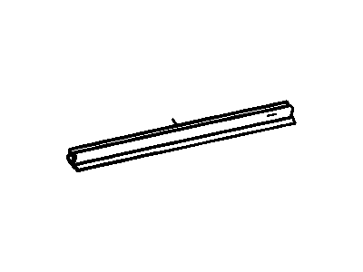 GM 15858079 Sealing Strip Assembly, Front Side Door Window Inner