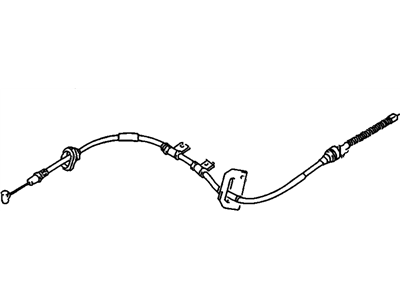 2002 Chevrolet Tracker Parking Brake Cable - 30021989