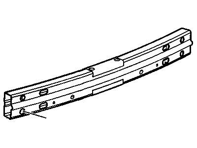 GM 15950658 Bar Assembly, Rear Bumper Imp