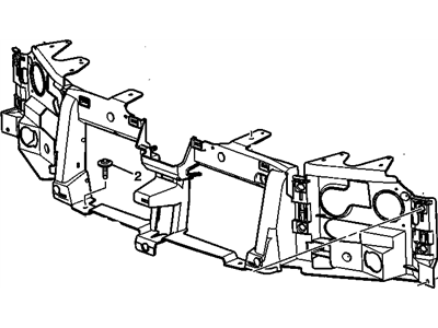 GM 15831182 Panel,Headlamp & Radiator Grille Mount