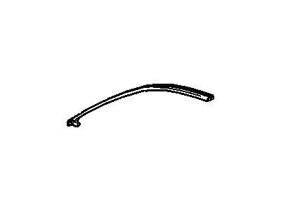 GM 10350754 Molding Assembly, Front Side Door Window Upper Reveal, Left *W/O *Black