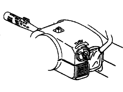 1998 Pontiac Grand Prix Dimmer Switch - 26073716