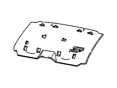 GM 10151095 BARRIER, Rear Compartment Trim